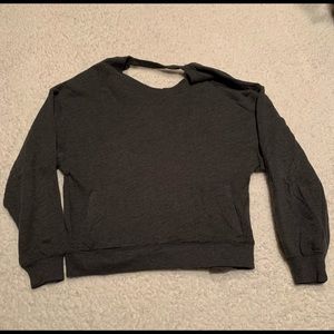 Grey hollister crewneck